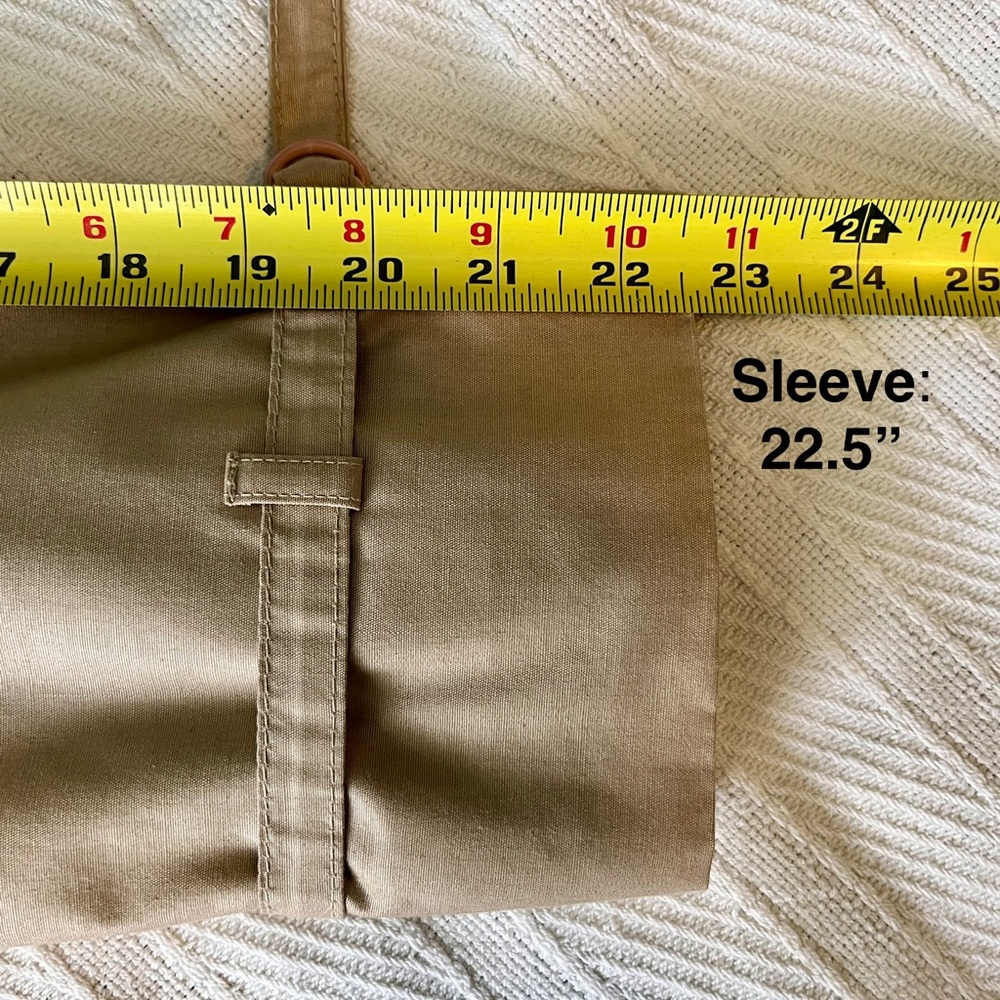 Vintage London Fog Trench Coat midi with removable lining & hood - Picture 15 of 16